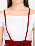 Rayon solid-color dungaree jumpsuit from India, featuring short sleeves and a stylish design