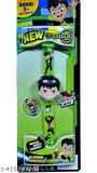 Ben 10 analog light and music kids' watch, colorful digital display for fun playtime, made in India