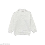 Cotton fleece winter wear sweatshirt for babies, printed pattern in multiple sizes (6-12M, 12-18M, 18-24M), made in India