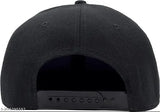 Adjustable cotton black hip hop cap, unisex design for sports and summer. Quick dry, water-repellent, and easy to carry