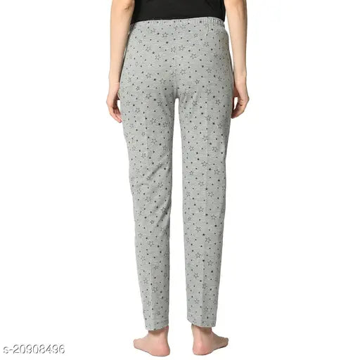 Vimal Jonney women's printed cotton blend pyjamas and lounge pants, colorful net pattern, two-piece set for comfortable lounging at home