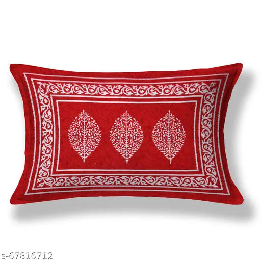 Premium floral printed cotton single bedsheet & matching pillow cover, 150x220cm in color 100. Quality regular thread count 120, ideal for summer adult use. Made in India