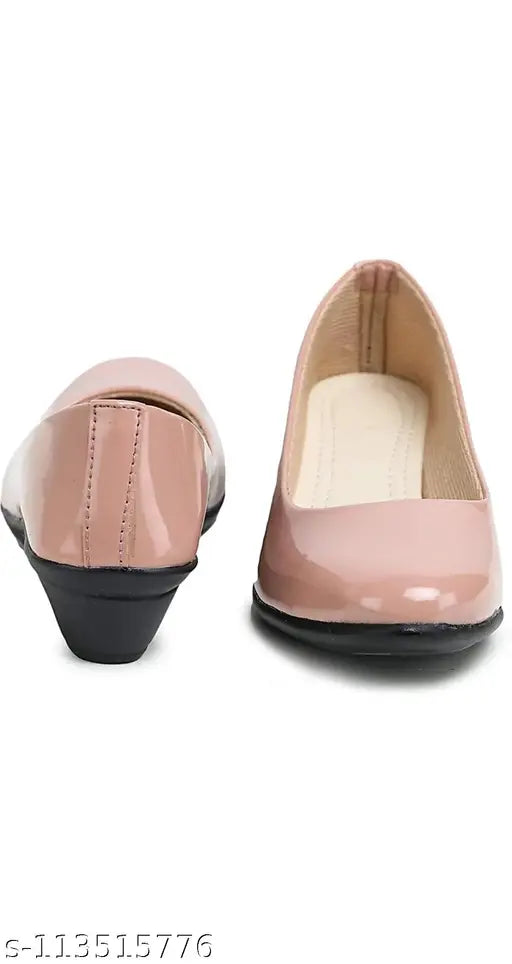 Pink patent leather women's belly belt, available in sizes IND-5 to IND-10, made in India