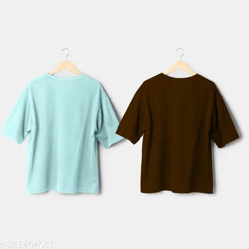 Oversize printed cotton t-shirt for women, short sleeves, vibrant design, S-XXXXXL sizes available