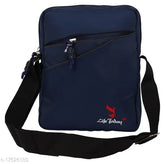 Solid polyester free size slingbag, elegant fashionable women's accessory from India