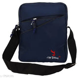 Solid polyester free size slingbag, elegant fashionable women's accessory from India