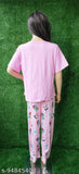 Luxurious imported hosiery night suit with summer cool fabric, short-sleeved pyjama set for men, printed net pattern