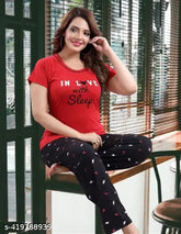 Festival Special Cotton Printed Nightwear Set, suitable for all occasions and comfortable everyday wear