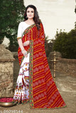 Purple Georgette embroidered saree with separate silk blouse, trending Bollywood party wear for women