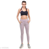 Solid Lycra women's jeggings from India, stylish and comfortable for the latest fashion trend