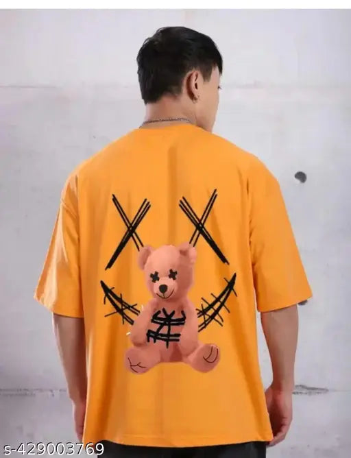 Oversized cotton t-shirt for men, breathable and comfortable, perfect for everyday wear and casual occasions