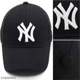 Cotton NY Black Baseball Cap, Blue Watch, & Sunglasses combo - pack of 3 for men and boys. Ideal for sports, parties, weddings, or casual/formal occasions. Made in India." (106 characters)