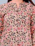 Rayon printed kurta with palazzo set (2pcs), multicolor MAUKA ethnic wear, pure rayon fabric