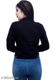 Denim Aakarsha Ethnis jacket for girls, solid color three-quarter sleeve jacket sizes 4-5, 12-13, 15-16 years, made in India