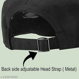 Solid cotton alphabet cap, onesize base ball design with air vent, made in India