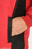 Multicolor reversible polyester winter jacket for kids, warm and versatile design