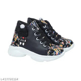 Canvas and PVC printed net casual shoes for kids girls, Mukanda brand