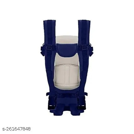 Royal Blue polyester baby carrier, adjustable straps for comfortable fit and ergonomic design, suitable for newborns to 2-year-olds (0-10.5kg), machine washable with care instructions provided