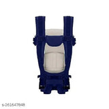 Royal Blue polyester baby carrier, adjustable straps for comfortable fit and ergonomic design, suitable for newborns to 2-year-olds (0-10.5kg), machine washable with care instructions provided