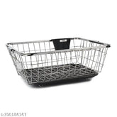 Stainless steel dish drainer with tray & spoon holder - rust-resistant, large drying area, maximizes counter space