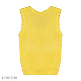 Multicolor wool sleeveless knit infant & kids sweater vest combo for 0-6M to 5-6Y, solid pattern design