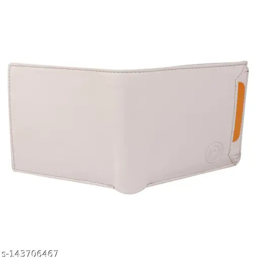 Faux leather classic world wallet, 2 compartments, perfect for men's daily essentials