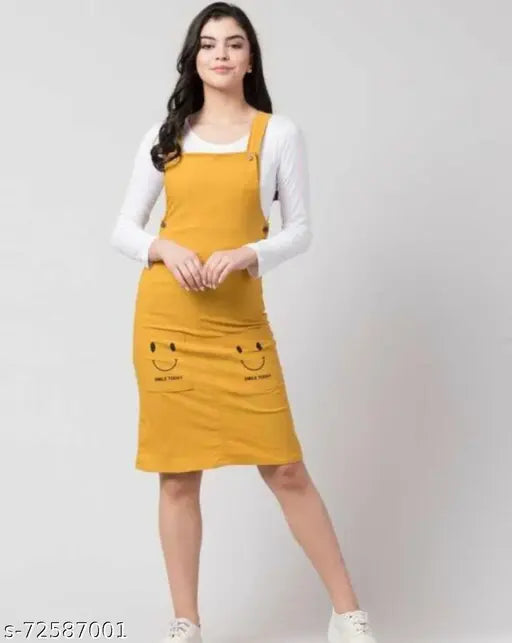 Lycra Smiley Dangree jumpsuit, solid-colored with long sleeves, size S (bust 32in), made in India