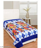 Stylish fleece blankets pack of 2, vibrant printed design, free size (60x90 in), made in India