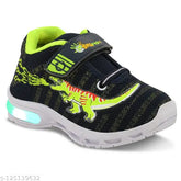 Vibrant SmartOTS LED Light Kids Shoes in Multicolor. Resin sole, velcro fastening, ideal for parties, sports, and casual wear." (114 characters)