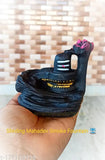 Poly resin Shivling incense fountain, 11x9x7cm size, perfect for home office decor or pooja