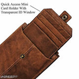 Genuine leather wallet, tan color, 13 card slots for men & boys, RFID blocking technology, top grain leather with natural aging effect