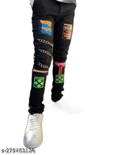 Premium denim men's jeans under 500, classic fit in sizes 26, 28, and 30 on display