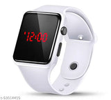 Goldenize fashion watches: 2 pack, digital day & date dial, square & rectangular styles, free size, India-made