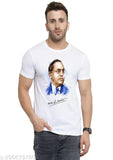Nylon Ambedkar Babasaheb printed t-shirt, vibrant design on short sleeves, India origin