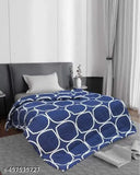 Cotton-blend microfiber reversible comforter for winter, 60x95 inches, perfect for single size bed