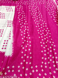 Best art silk printed saree, cotton blouse, traditional Banarasi, festive wear, gift or pooja saree on display