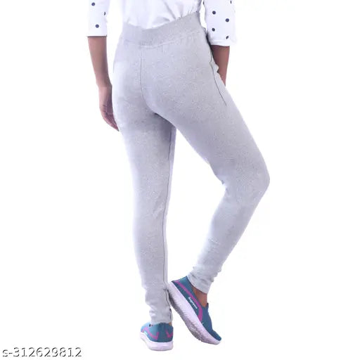 Stylish cotton blend jeggings pack of 5, solid print, hoseiyar cotton waste recycled fabric. Comfortable and trendy low-price women's jeans from India