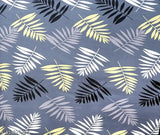 SoftBreathable botanical-print cotton bedsheet, 200 TC for double bed with 2 king size pillow covers - wrinkle free, ideal for summer
