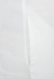 White cotton-lycra slim fit trousers for women, soft and comfortable, perfect for traditional or casual events, India origin