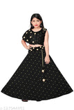Kids' cotton silk mirror work lehenga set with sleeveless crop top, embellished with blouse patches, for girls aged 3-16 years. Ethnic wear for parties and festivals, made in India