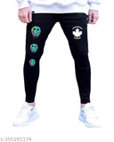 Trendy Men's Black Denim Jeans with Placement Print - High-quality, durable, and versatile design for casual or formal wear. Available in sizes 28, 30, 32, and 34 (waist 29/31/33/35, length 39in). Made in India