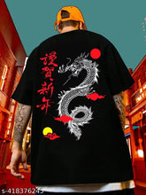 Men's cotton oversize t-shirts, three-quarter sleeves, printed design. Large collection in sizes S, M, L, XL, XXL from India