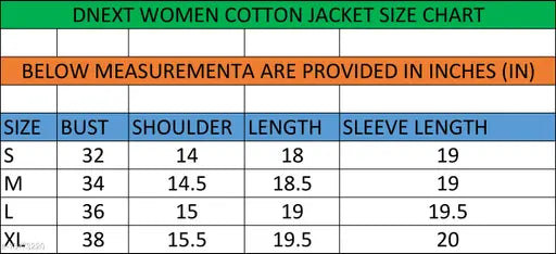 Light blue denim solid cotton jacket for girls, full sleeve length with long sleeves and solid pattern