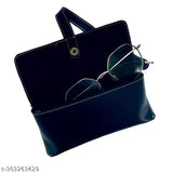 Synthetic unisex sunglasses cover with 1 charm design, free size, printed net pattern. Please tell the desired wallet color via WhatsApp