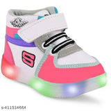 Synthetic LED sneakers for kids: vibrant, comfortable, and fun footwear for boys and girls aged 18 months - 5 years