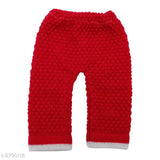 Red wool baby hoodie sweaters in sizes 0-3 months, 0-6 months, 3-6 months from India