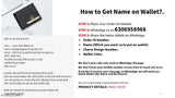 Personalized men's faux leather wallet, customize name and charm details via Gillkart, India
