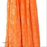 Ethnic rayon women's skirt, free size, vibrant Indian tradition