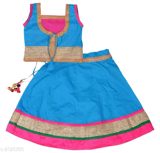 Elegant girls' lehenga cholis, Indian traditional outfits for toddlers and kids, sizes 6-12 months to 6-7 years