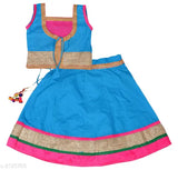 Elegant girls' lehenga cholis, Indian traditional outfits for toddlers and kids, sizes 6-12 months to 6-7 years